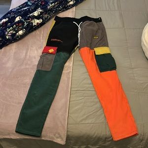 Stussy Color Block Cargo Corduroy Pants